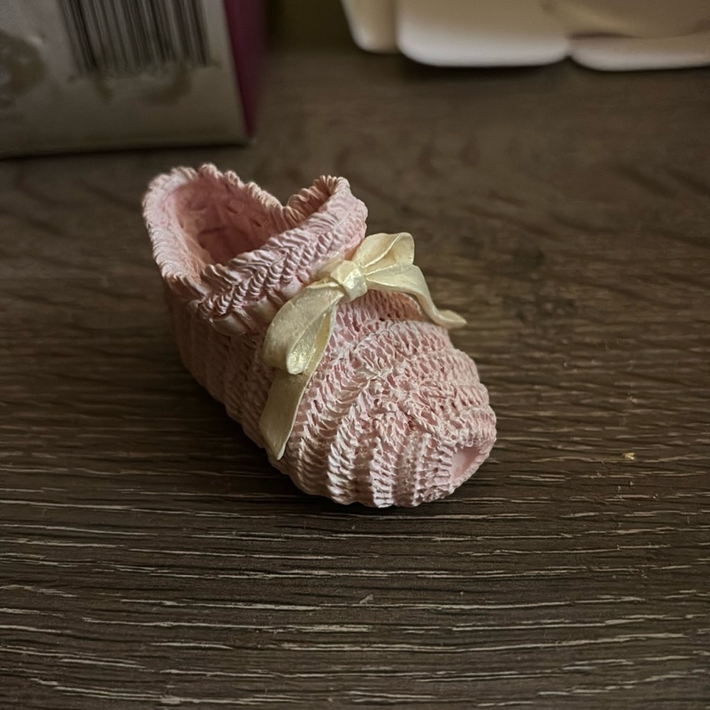 It’s a Girl pink bootie by Raine Drops/Just The Right Shoe